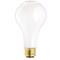 Satco S1824 30/70/100W 120V A19 White E26 Base Incandescent light bulb